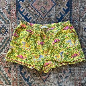 EUC Printfresh Flamenco Pajama Shorts in Marigold
